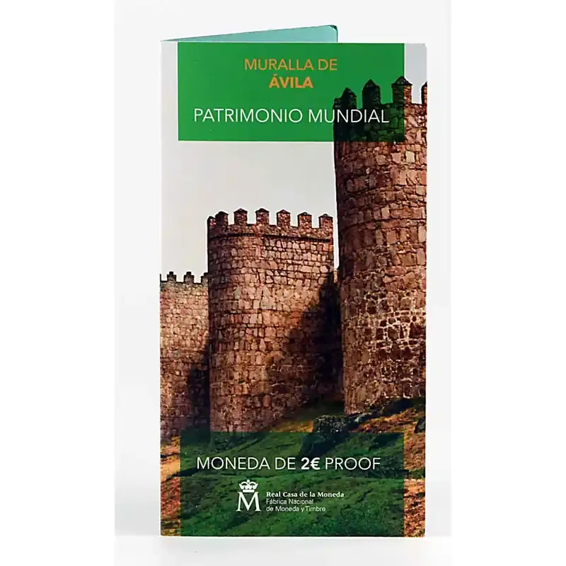 2 Euro Gedenkmünze Spanien 2019 PP – UNESCO Altstadt von Avila | Begrenztes Angebot