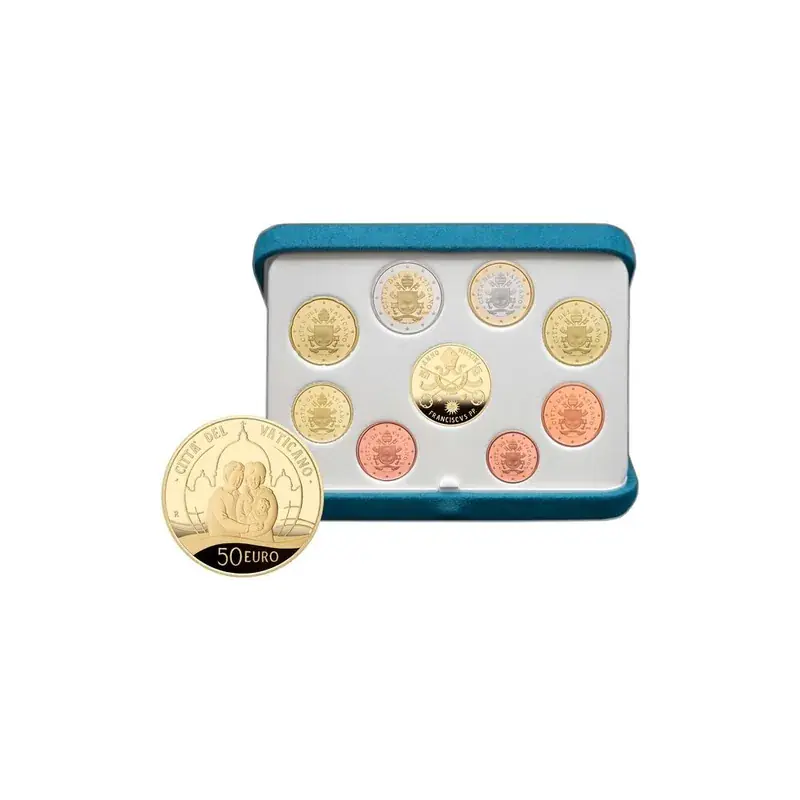 KMS Vatikan 2019 Polierte Platte (PP) inkl. 50 Euro Goldmünze - Knallerpreis