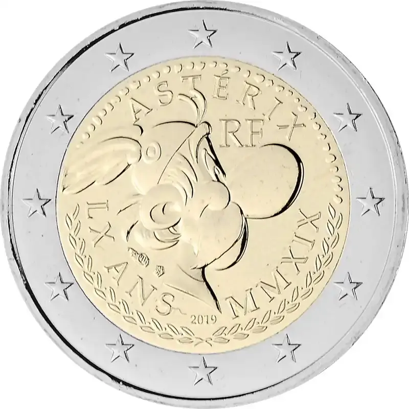 Jetzt sichern | 2 Euro Gedenkmünze Frankreich 2019 BU – Asterix