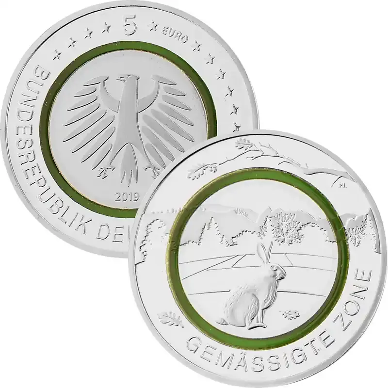 5 Euro Gedenkmünze Deutschland 2019 bfr. – Gemäßigte Zone – J Hamburg | Schneller Versand