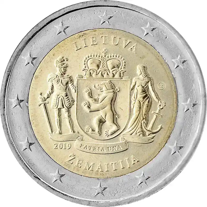 2 Euro Gedenkmünze Litauen 2019 bfr. – Zemaitija / Samogitien - Nur wenige verfügbar