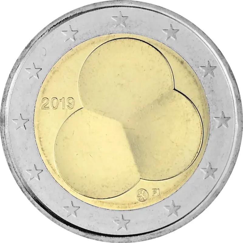 Heute kaufen | 2 Euro Gedenkmünze Finnland 2019 bfr. – 100 Jahre Verfassung