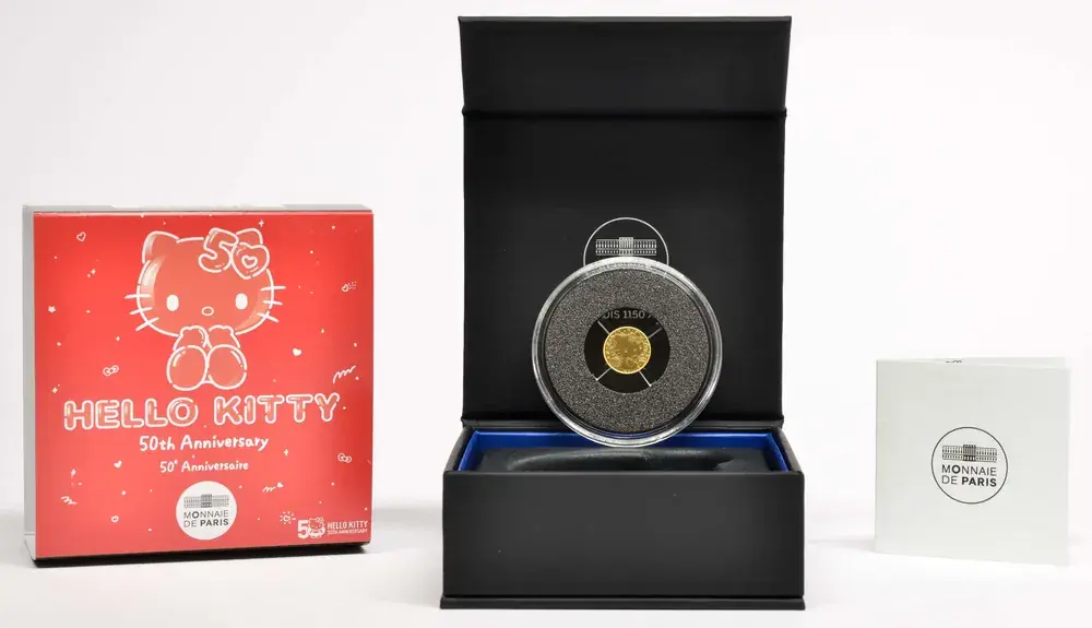 5 Euro Hello Kitty 2024 PP Frankreich Gold - Neu