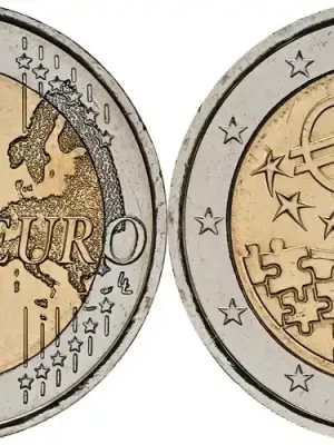 Andorra 2022 2 Euro 10. Jahrestag des Inkrafttretens der Währungsvereinbarung zwischen Andorra und der Europäischen Union Stgl. | Deal