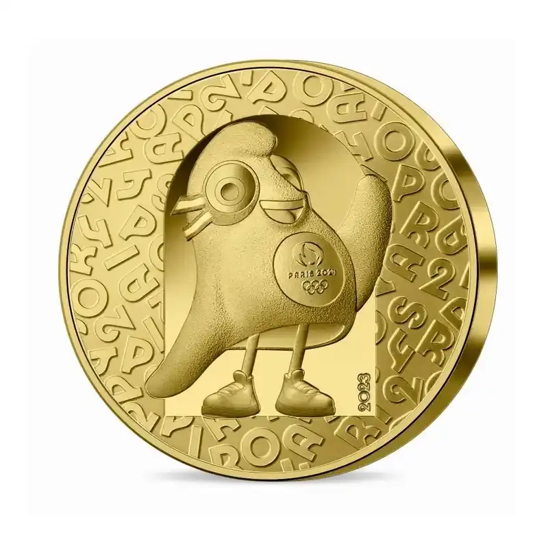 Nur heute - Frankreich 2023 500 Euro Maskottchen Stgl.
