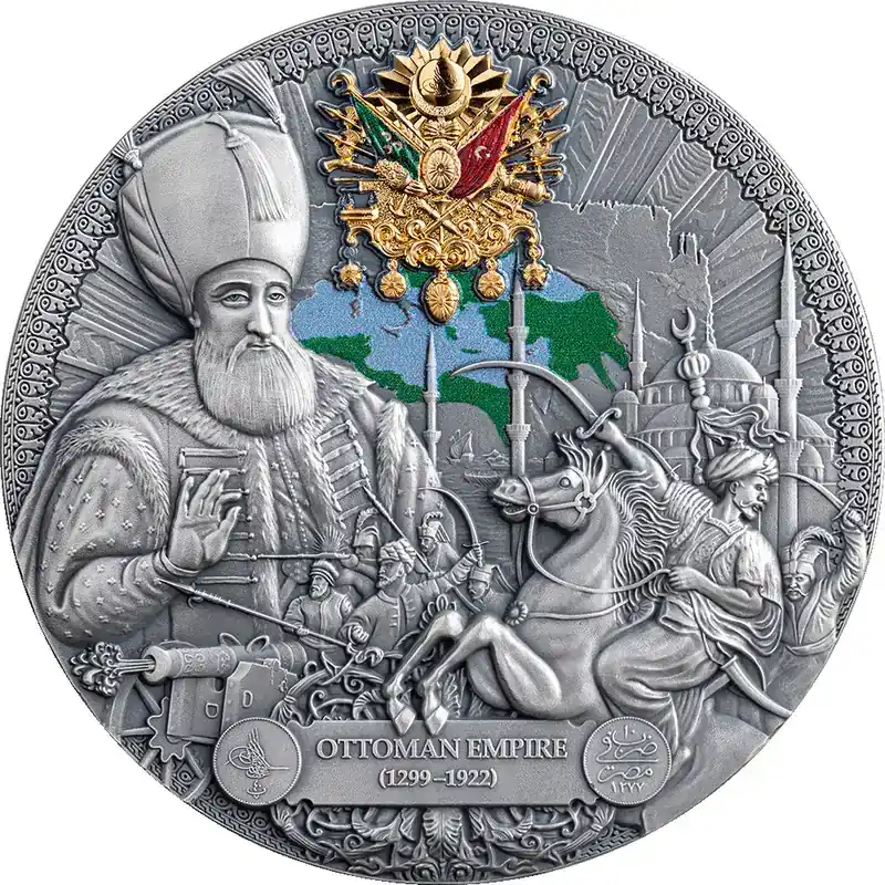 Zeitlich begrenzt - Kamerun 2000 Franc Osmanisches Reich – Antik Finish 2024