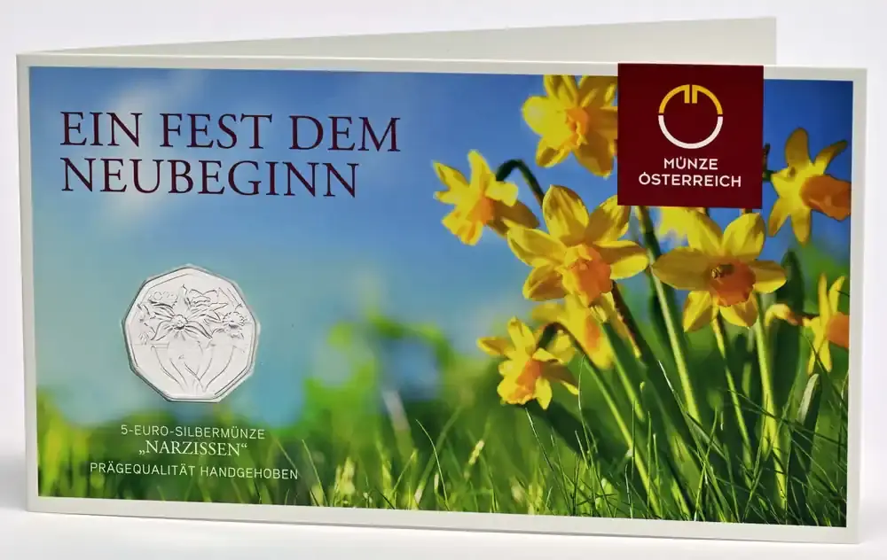 Hohe Qualität | 5 Euro Narzissen 2025 Stgl. Österreich