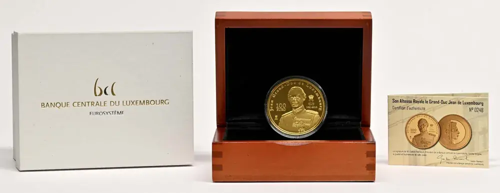 Nicht verpassen | 100 Euro Großherzog Jean 2019 PP Luxemburg