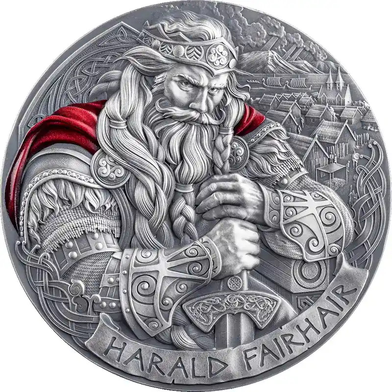Sofort kaufen - Kamerun 2000 Franc Harald Fairhair – Antik Finish 2025