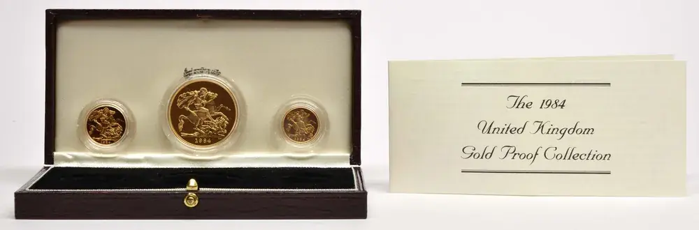 Super-Preis - 6,5 Sovereign 3-Coin Set 1984 PP Großbritannien