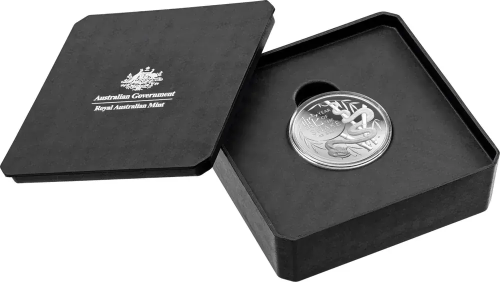 Australien 2025 5 Dollar Jahr der Schlange 1 Oz Domed (RAM) PP - Zeitlich begrenzt