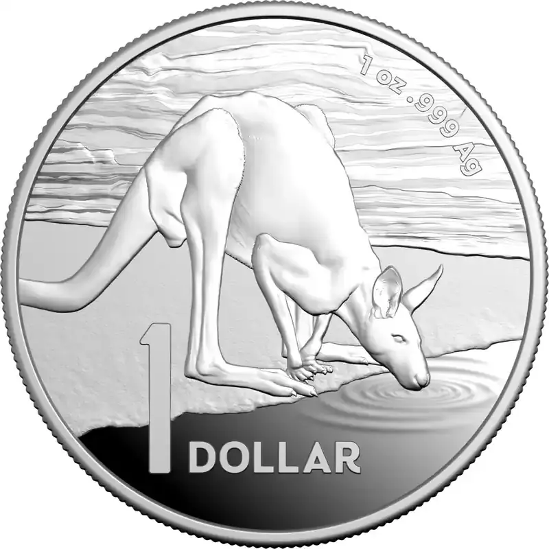 Extra-Rabatt | Australien 2024 1 Dollar Känguru-Silber – Wüstenleben PP