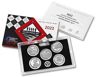 USA 2023 5×25 Cent American Women 1/4-Dollar-Silbersatz PP - Sofort kaufen