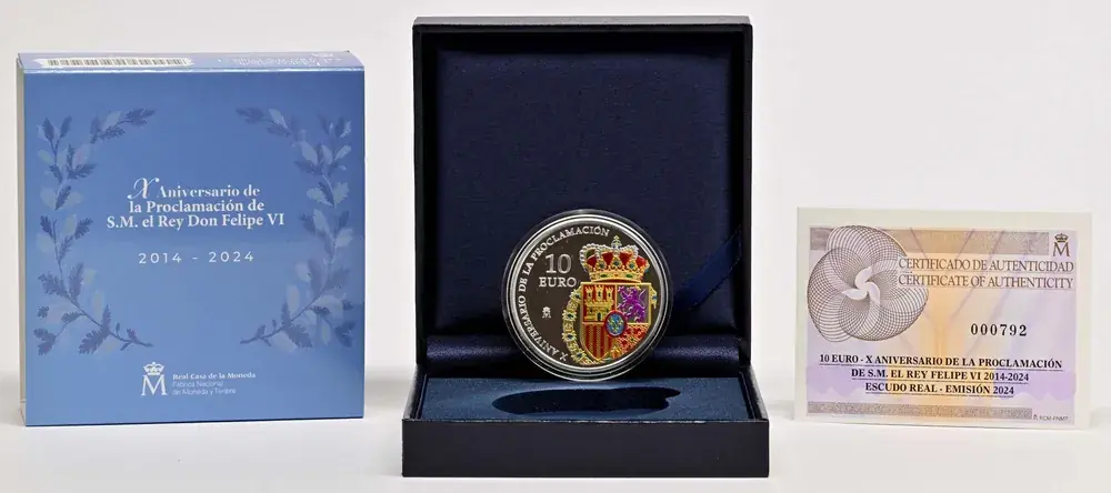 10 Euro König Felipe VI. 2024 PP Spanien | Sparangebot