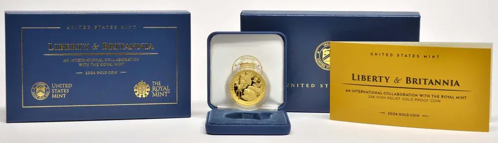 100 Dollar Liberty & Britannia 2024 PP USA - Reduziert