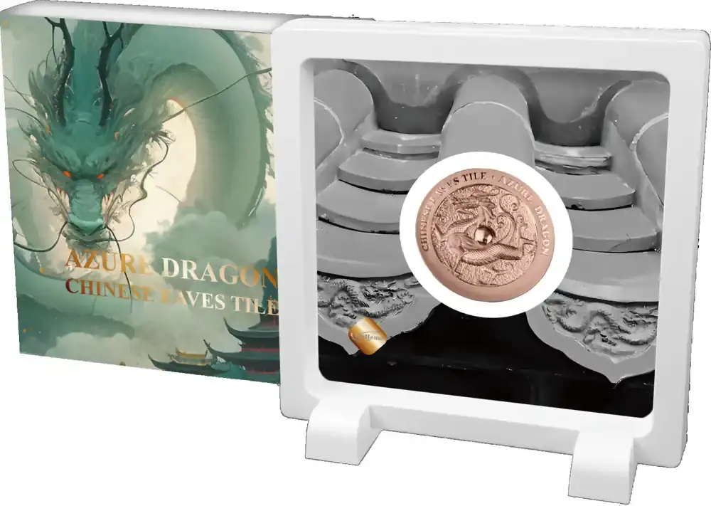 Neu verfügbar | Samoa 2025 0,25 Dollar Die vier Symbole der Trauffliese – Azure Dragon PP