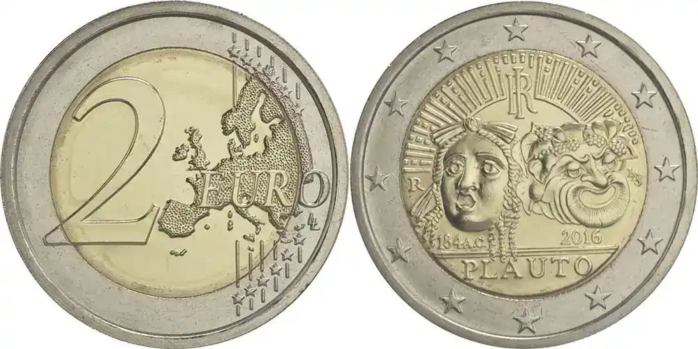 Premium-Qualität | 2 Euro Plautus 2016 bfr Italien