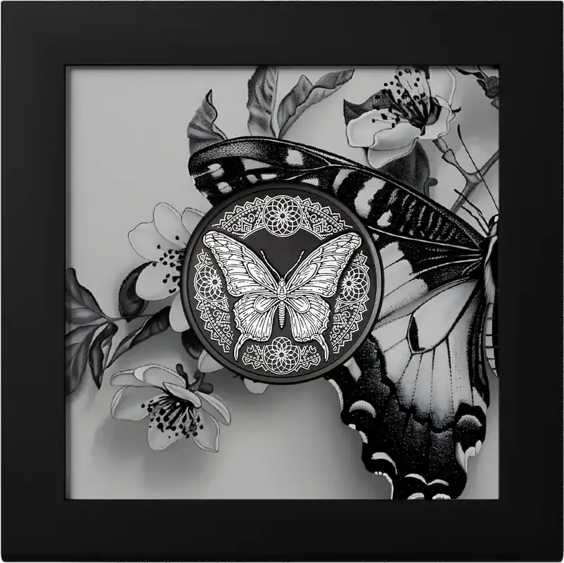 Cook Islands 2025 5 Dollar Schmetterling Stgl. | Jetzt zugreifen