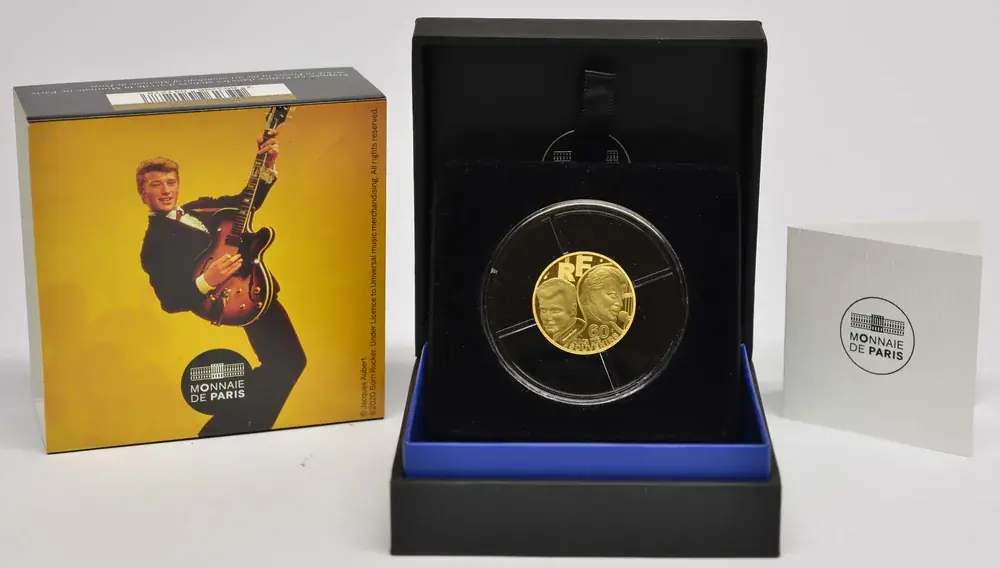 Super-Preis - 50 Euro Johnny Hallyday 2020 PP Frankreich