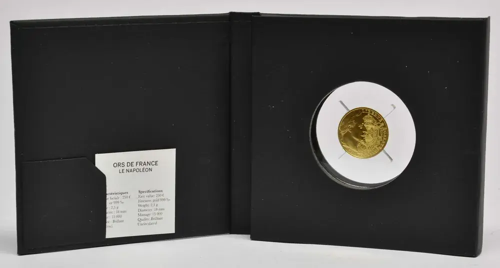 Meistverkauft | 250 Euro Napoleon 2023 Stgl. Frankreich Gold