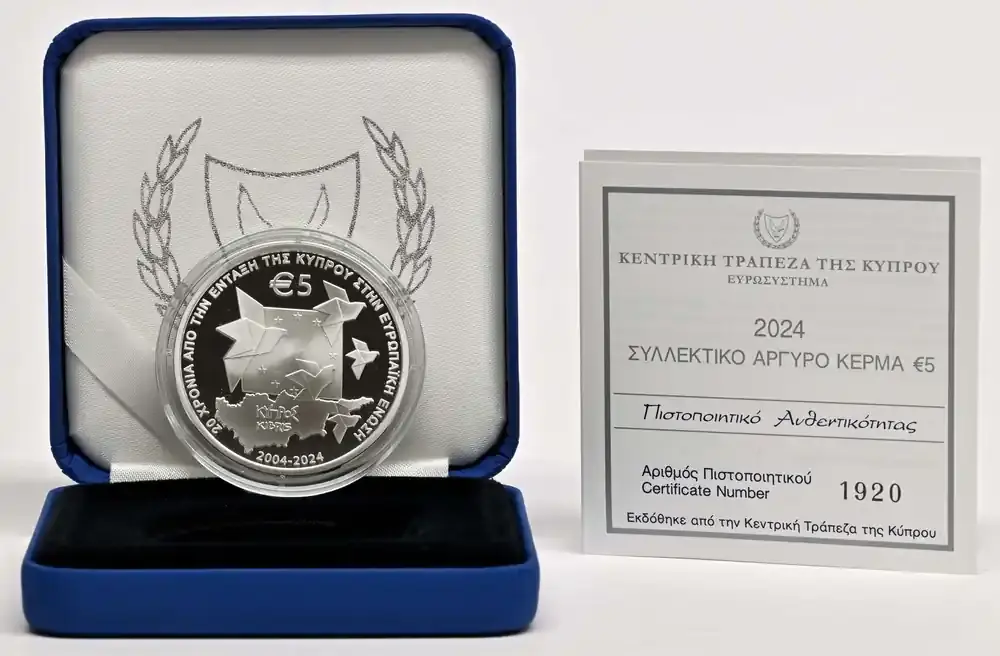 Bestpreis - 5 Euro Europäischen Union 2024 PP Zypern