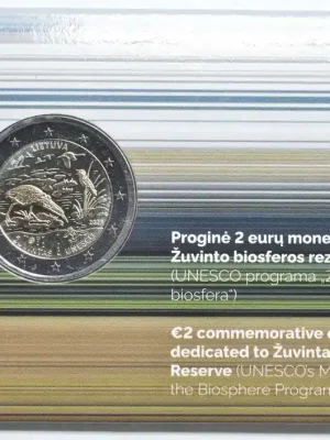 2 Euro Biosphärenreservat 2021 Stgl. Litauen Coincard | Jetzt verfügbar