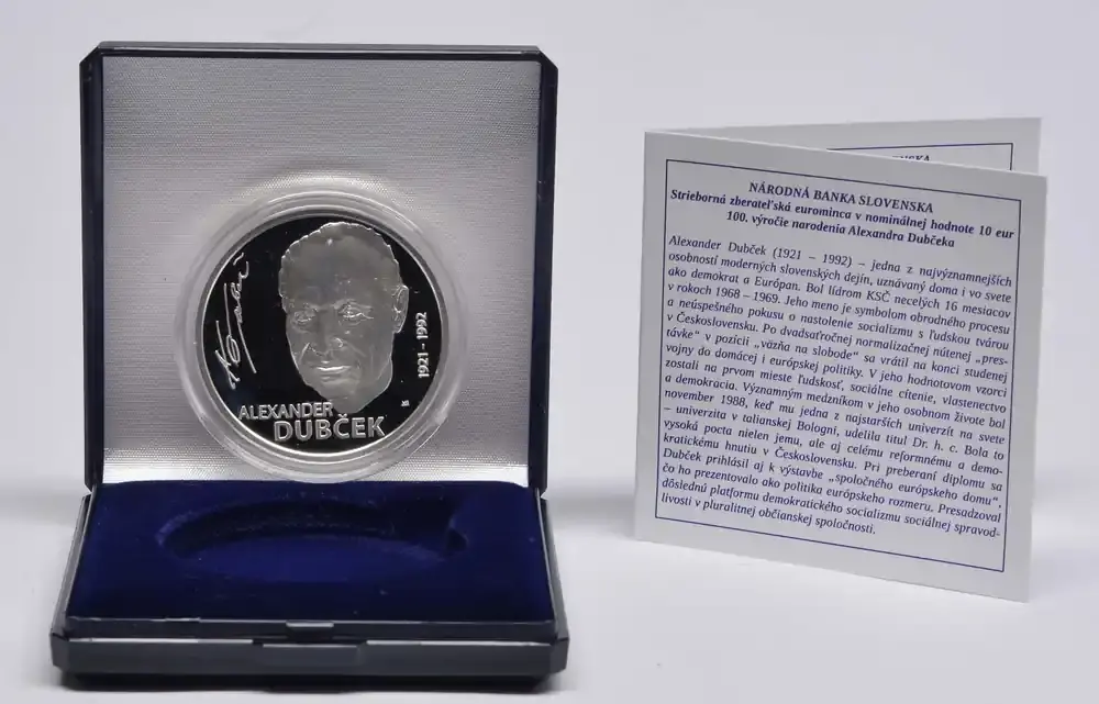 Fast ausverkauft | 10 Euro Dubcek 2021 PP Slowakei