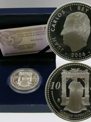 Jetzt kaufen - 10 Euro Kaiser Karl V. 2006 PP Spanien