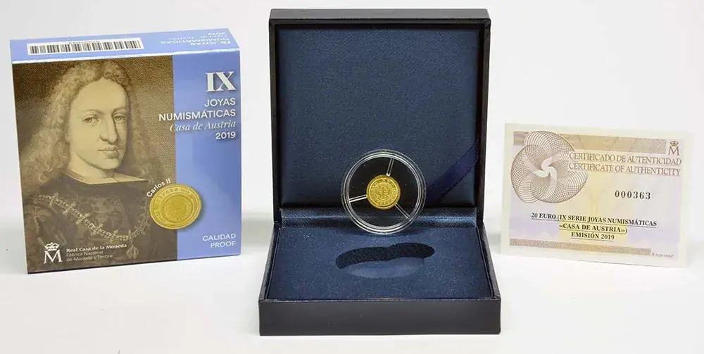 20 Euro Habsburg 2019 PP Spanien Gold | Top bewertet