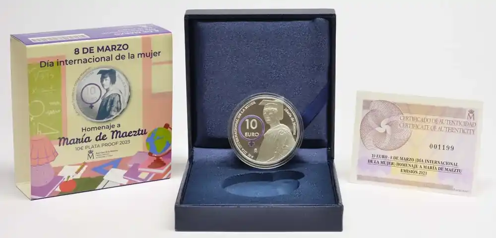 Jetzt erhältlich - 10 Euro Maria de Maetztu 2023 PP Spanien