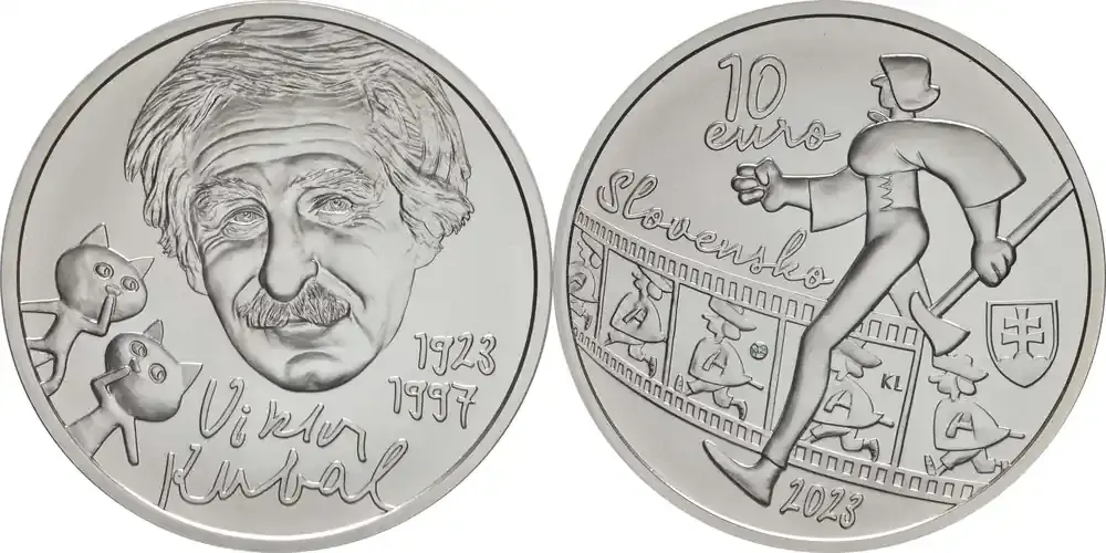 Aktion - 10 Euro Viktor Kubal 2023 Stgl. Slowakei