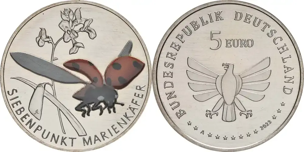 Sonderangebot | 5 Euro Marienkäfer 2023 bfr Deutschland
