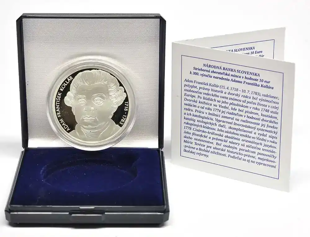 Kundenfavorit - 10 Euro Adam Frantisek Kollar 2018 PP Slowakei