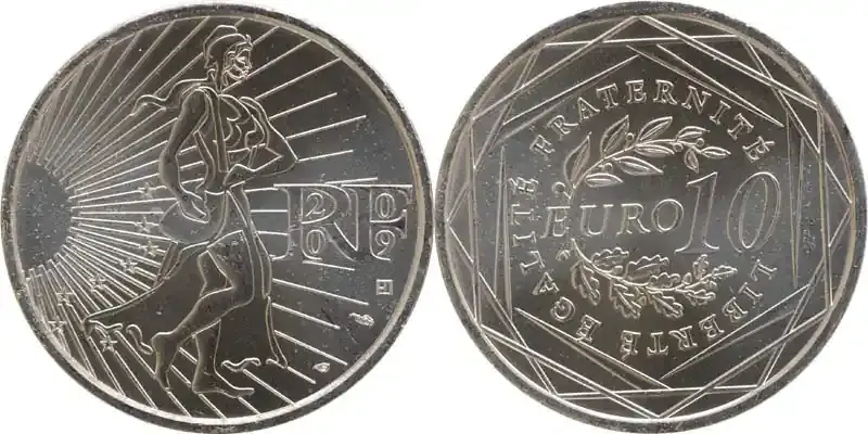 Direkt kaufen - Frankreich 10 Euro Säerin 2009 Stgl.
