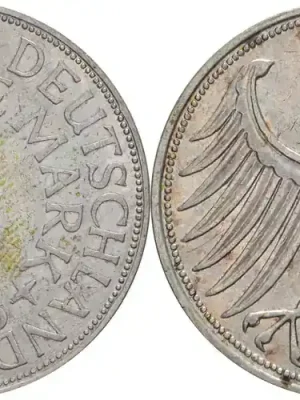 Nur begrenzt verfügbar | Deutschland 1958 J 5 DM Kursmünze -selten- ss.