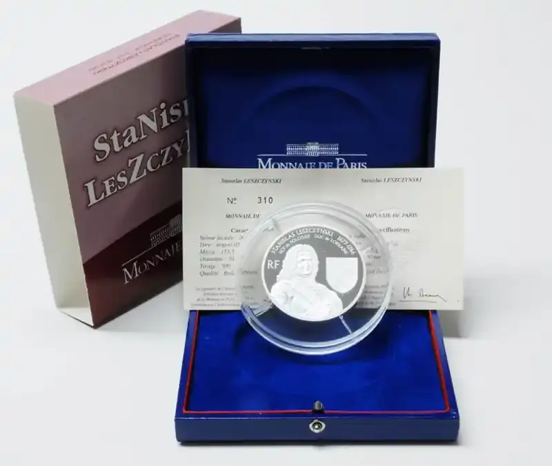 20 Euro Stanislas Leszczynski Silber PP 2007 SELTEN | Profi-Qualität