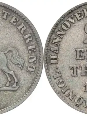 Hannover 1854 B 1/24 Taler patina ss/vz. - Nur begrenzt verfügbar