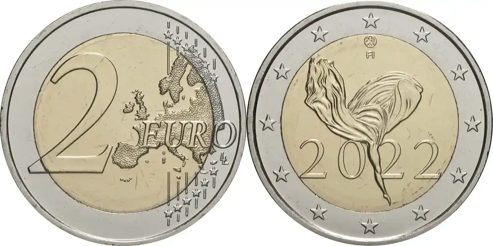 Aktionspreis - 2 Euro Nationalballett 2022 bfr Finnland