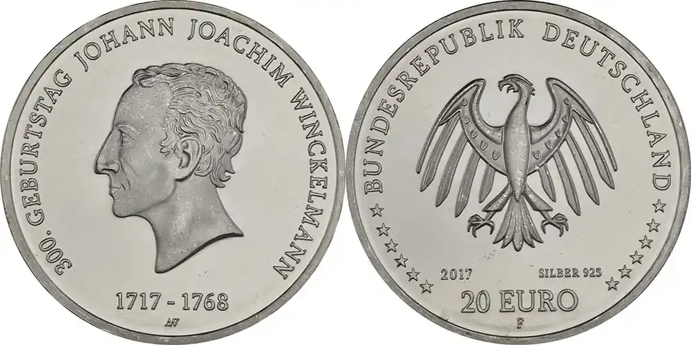 Jetzt verfügbar - Deutschland 20 Euro Winckelmann 2017 bfr