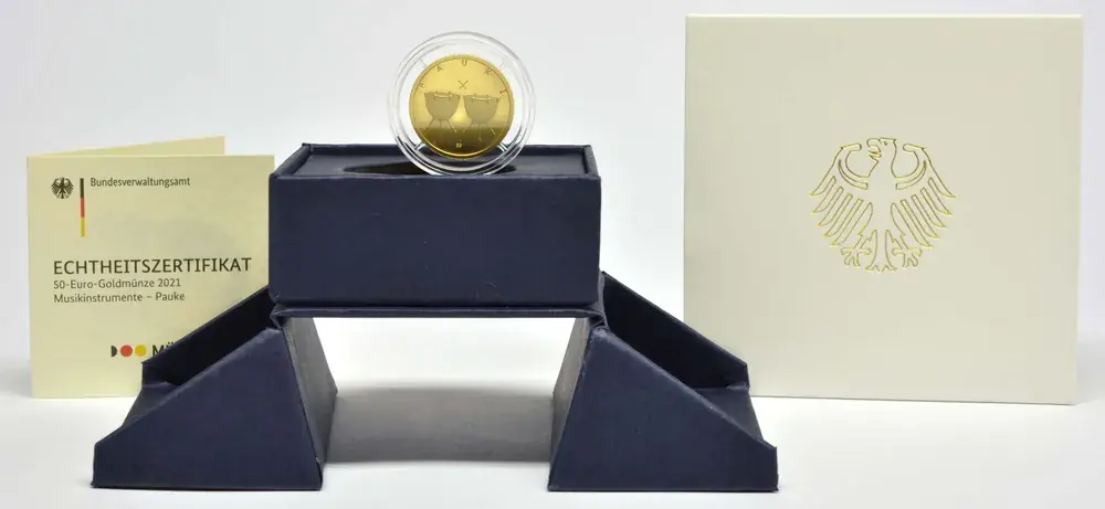 50 Euro Pauke 2021 F Stgl. Deutschland | Hammerpreis