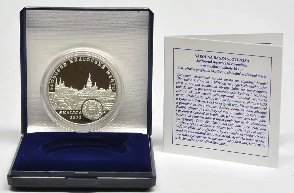 Neue Ware - 10 Euro Skalica 2022 PP Slowakei