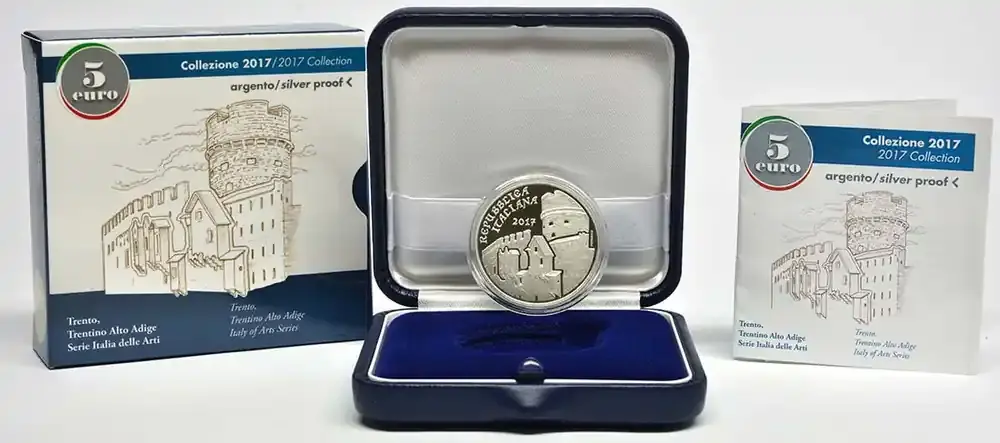 Italien 5 Euro Trentino 2017 PP - Markenqualität