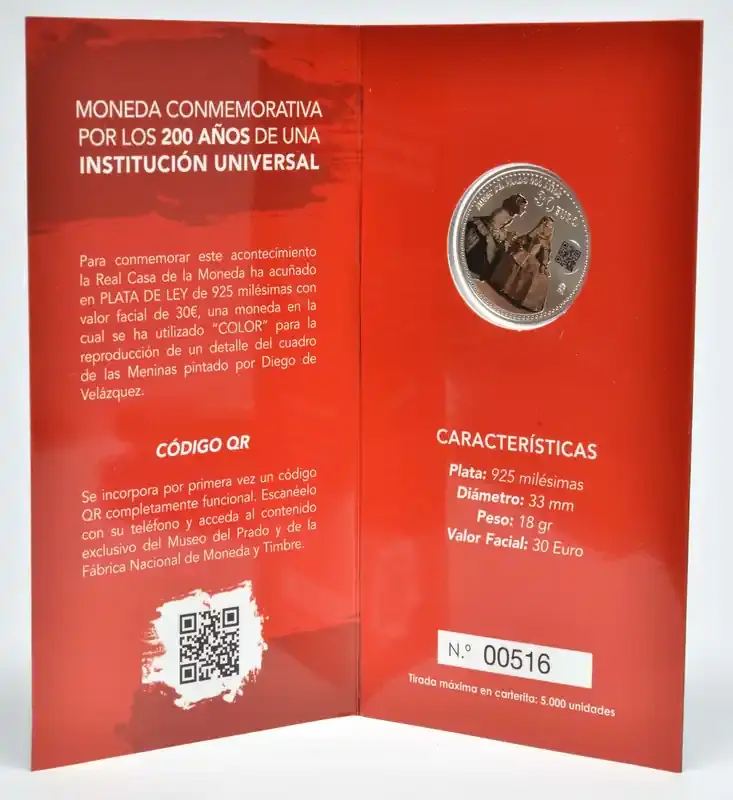 30 Euro Prado 2019 Coincard bfr Spanien - Premium-Qualität