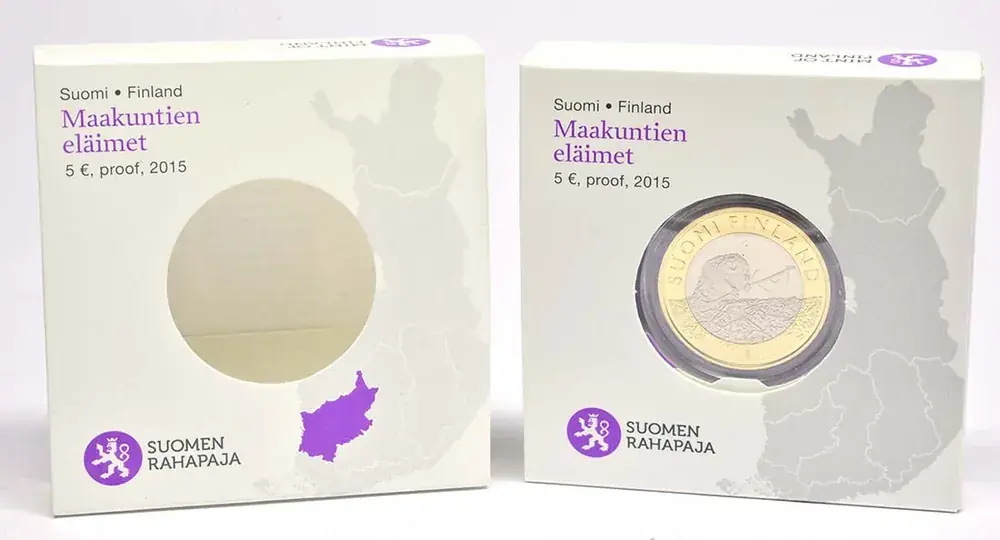 Finnland 5 Euro Satakunta – Biber 2015 PP - Sehr gut bewertet