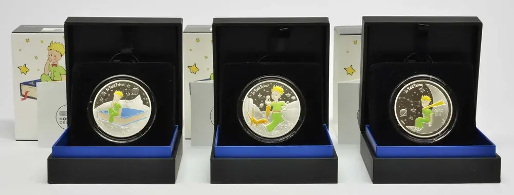 10 Euro Set Kleiner Prinz 2021 PP Frankreich 3×10 Euro - Aktion