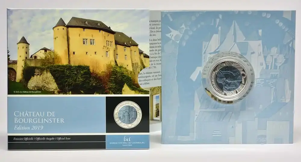 Qualitätsprodukt | 5 Euro Bourglinster 2019 PP Luxemburg