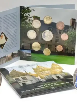 Belgien 2006 3,88 Euro original Kursmünzensatz der belgischen Münze – Sonderausgabe farbig ! Stgl. - Schneller Versand
