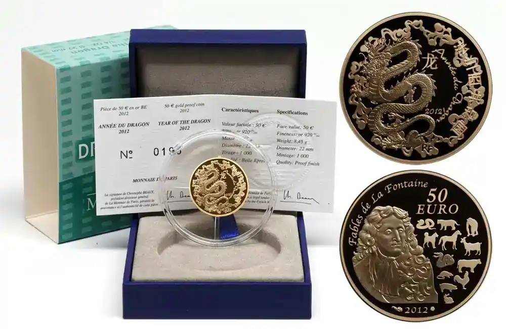 Nur heute | Frankreich 50 Euro Jahr des Drachen 2012 PP