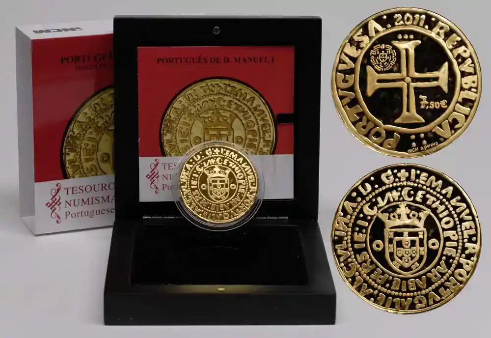 Portugal 7,5 Euro König Manuel I. 2011 PP GOLD | Neu hinzugefügt