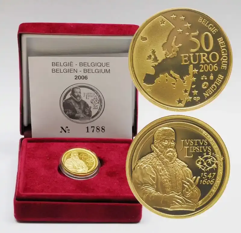Preishit | Belgien 50 Euro Lipsius 2006 PP Gold original